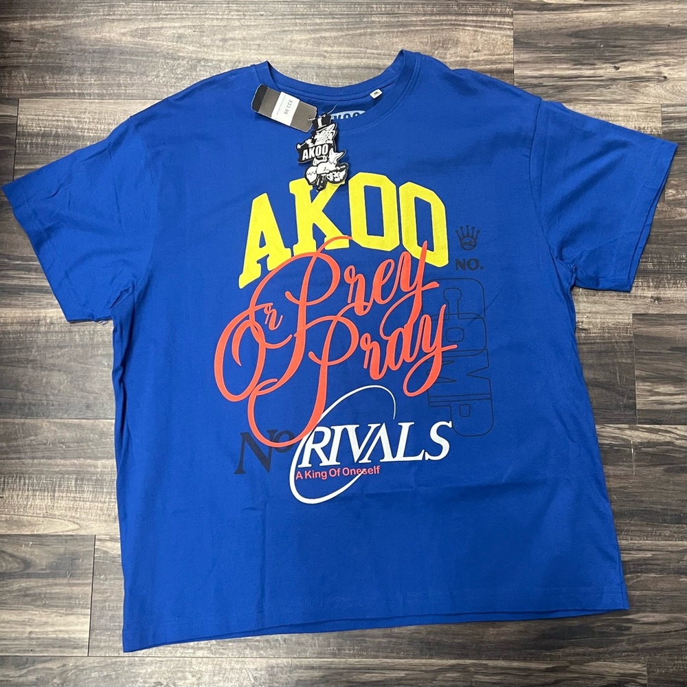 Akoo Blue Graphic Tee - Short Sleeve